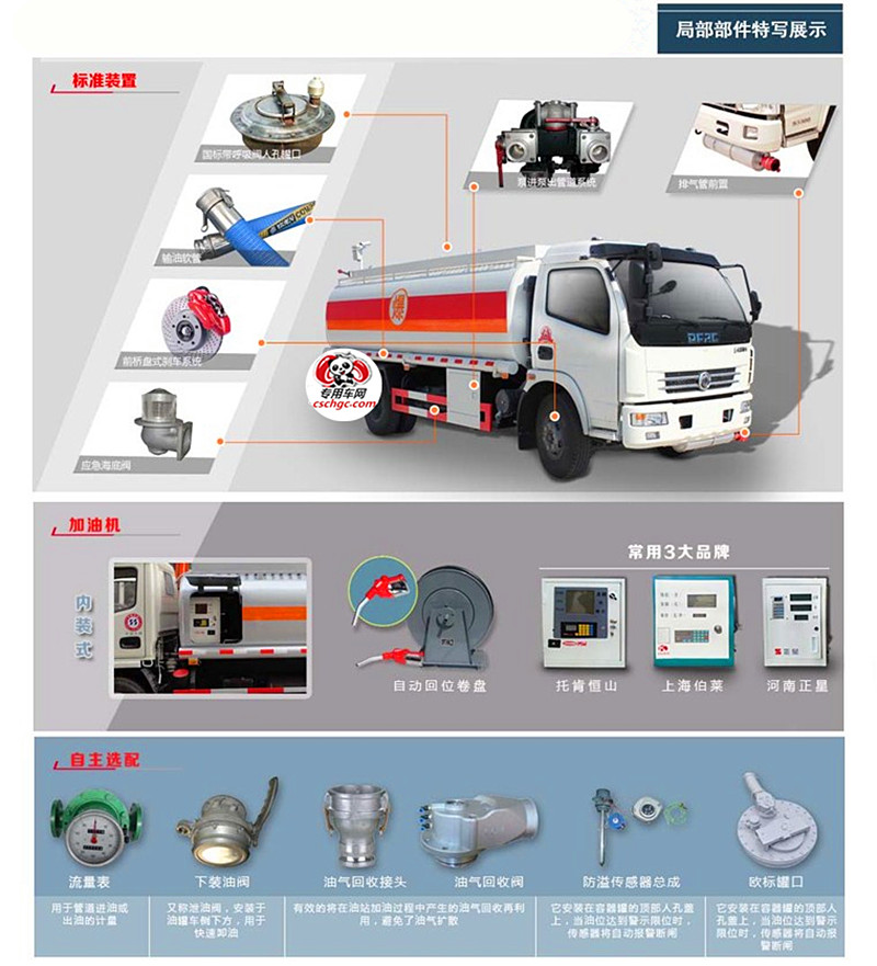 5吨东风加油车