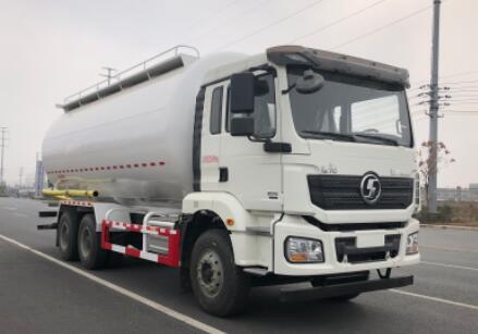 国六  陕汽后八轮散装水泥车