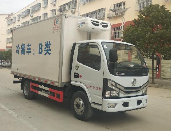 国六东风多利卡蓝牌冷藏车