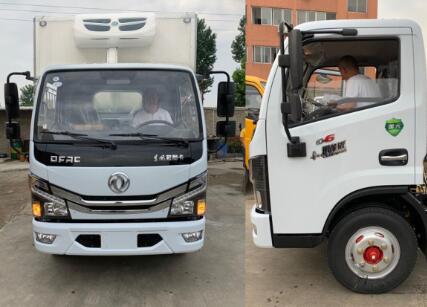 国六东风多利卡蓝牌冷藏车