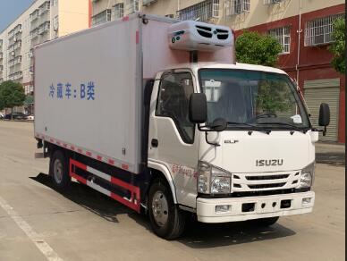 五十铃100P国六蓝牌冷藏车