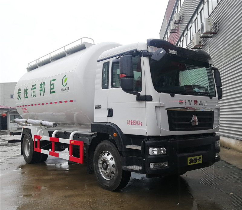 重汽汕德卡20方干混砂浆车