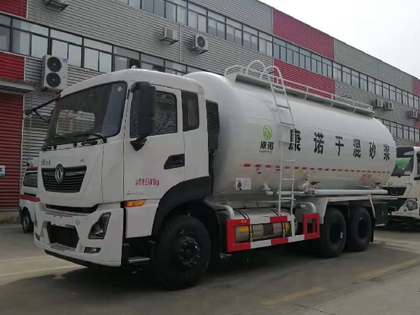 天津石总购买的天燃气干混砂浆罐车